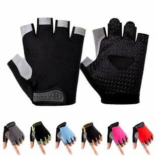Half Finger Cycling Gloves Men Women Anti Slip Shock Breatha
