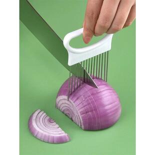 Effortlessly Slice Onions with this 1pc Colorful Onion Slice