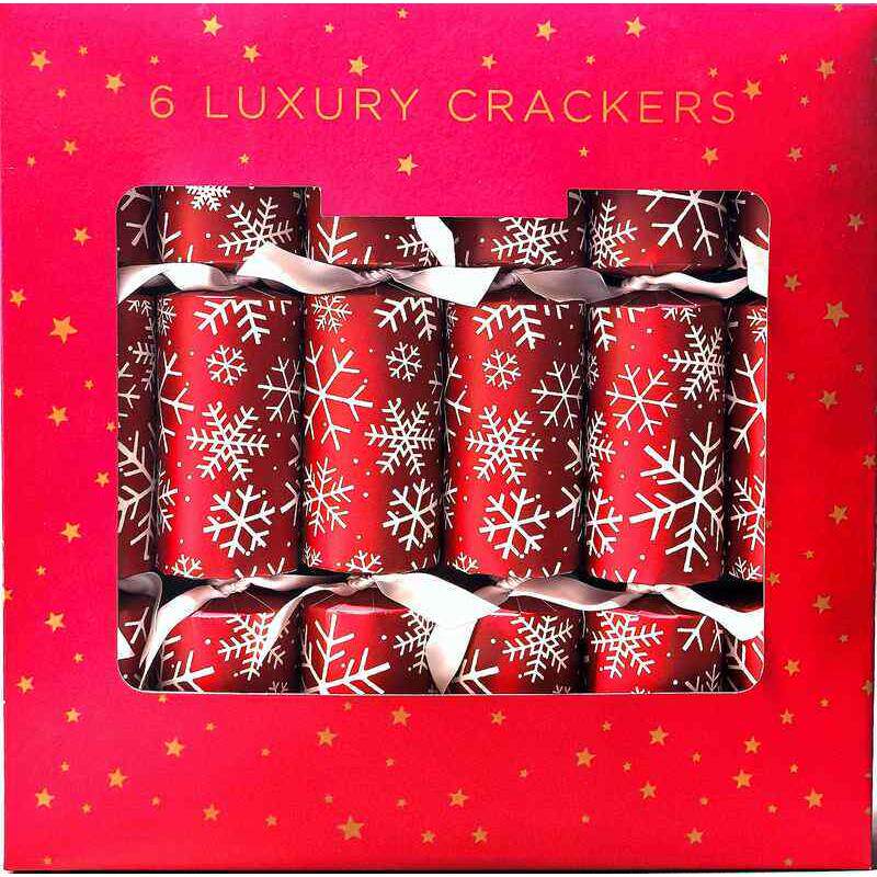 Christmas圣诞纸拉炮 cracker 6支装内装玩具纸帽英文笑话纸