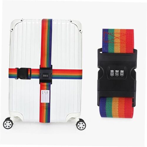 Luggage Strap Cross Belt Packing Travel Suitcase Password Lo