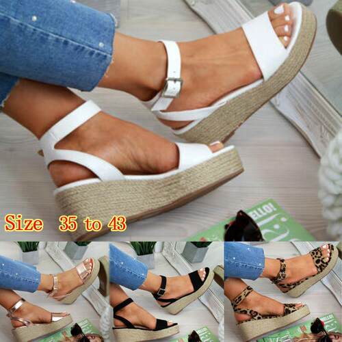 Peep Toe Summer Shoes Women Platform sandals Female Big size