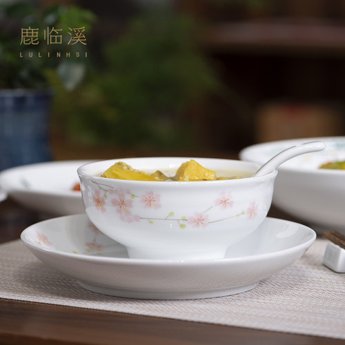 鹿临溪高温瓷釉下瓷全手绘工厂店