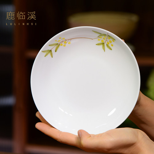 鹿临溪高温瓷全手绘釉下彩工厂店