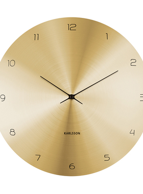 荷兰KARLSSON新款Dome挂钟进口北欧简约现代风客厅钟表Home Macro