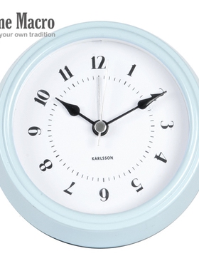 现货荷兰Karlsson五十年代闹钟北欧风简约现代书房桌面小台钟座钟