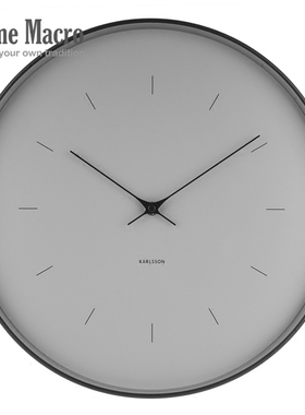 荷兰KARLSSON蝴蝶挂钟37.5cm北欧风简约现代客厅创意时尚金属钟表