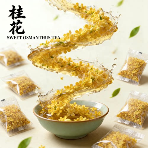 7加蓝桂花茶浓香独立小包装