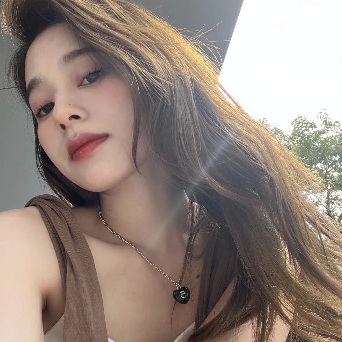 alice studio高级感黑桃心吊坠毛衣链复古小众简约百搭辣妹风项链