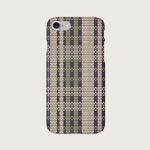韩国代购 melior 官网正品 经典复古格子纹 半包全包插卡手机壳