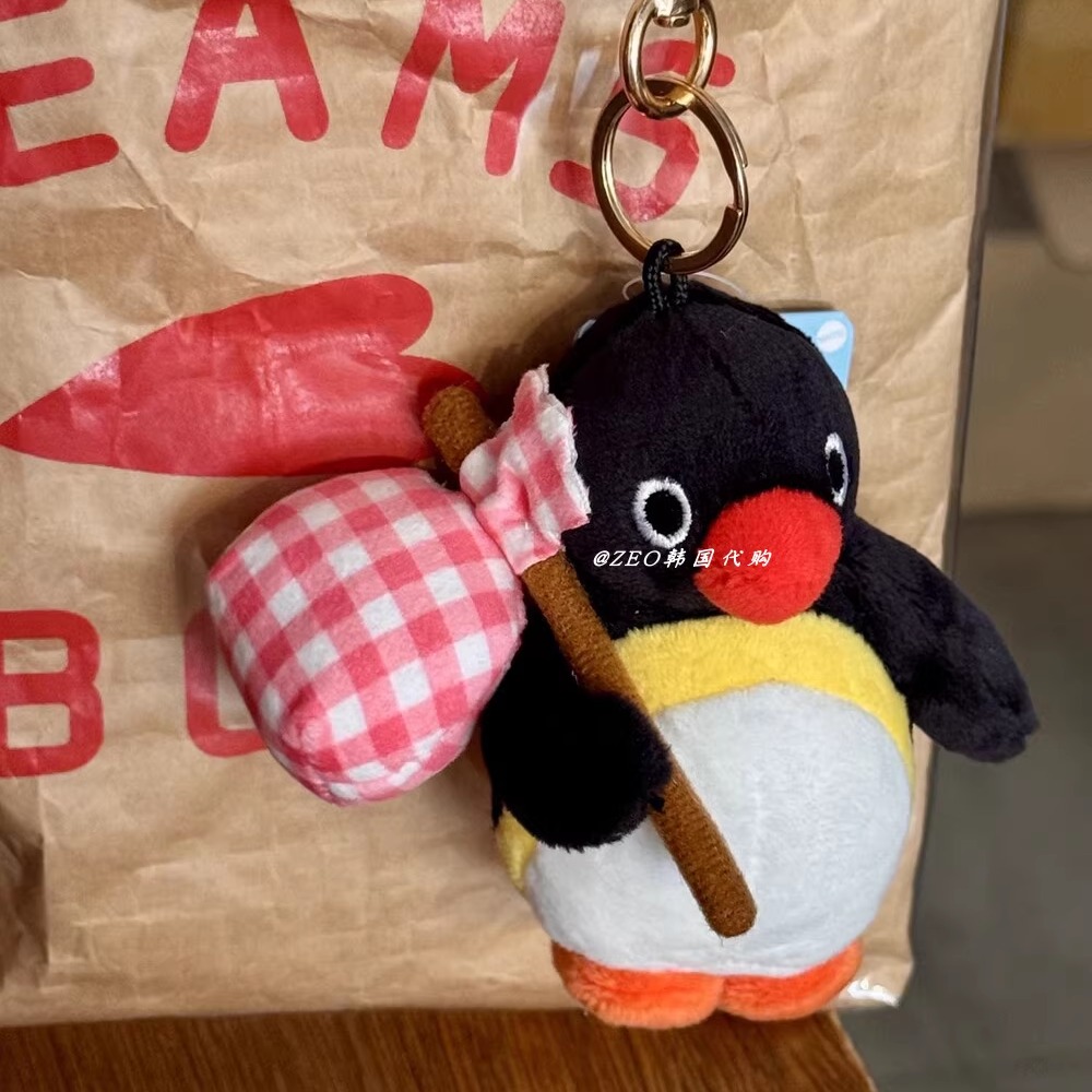 韩国代购pinggu包袱企鹅钥匙链