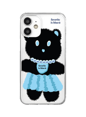 韩国代购 midmaly 官网正品 可爱珍珠项链透明手机壳 苹果三星