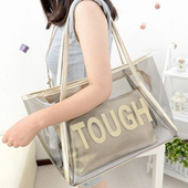 糖果单肩包女包沙滩透明包果冻包 潮女大容量时尚 2026夏季 新款