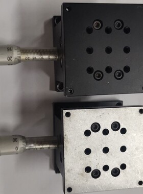 58x58mm升降滑台  行程10mm，高50mm，平台安装孔50x50，现货