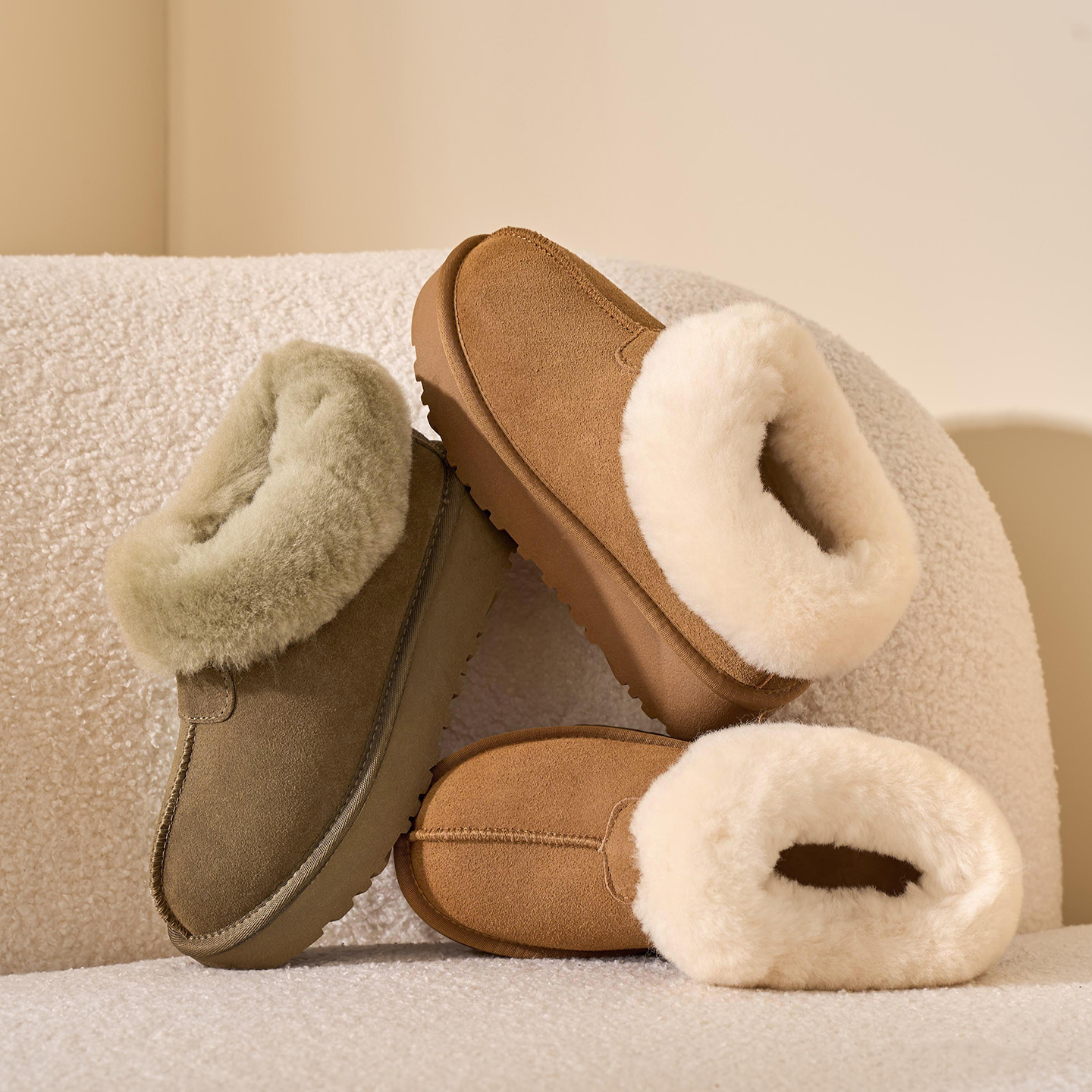 厚底雪地靴女冬季皮毛一体