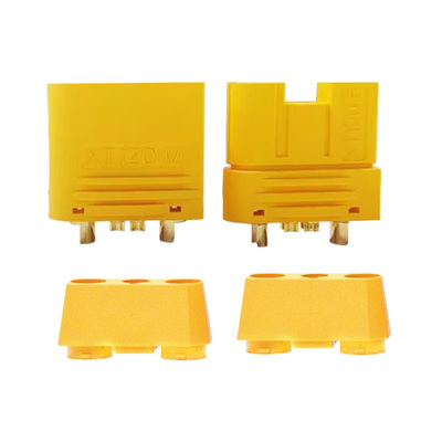 XT120(2+4)公母对插连接器 Amass植保无人机充电器锂电池香蕉插头