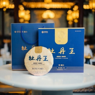 桑植白茶饼2021年高山茶陈年老白茶雪超白牡丹王300g礼盒装茶叶