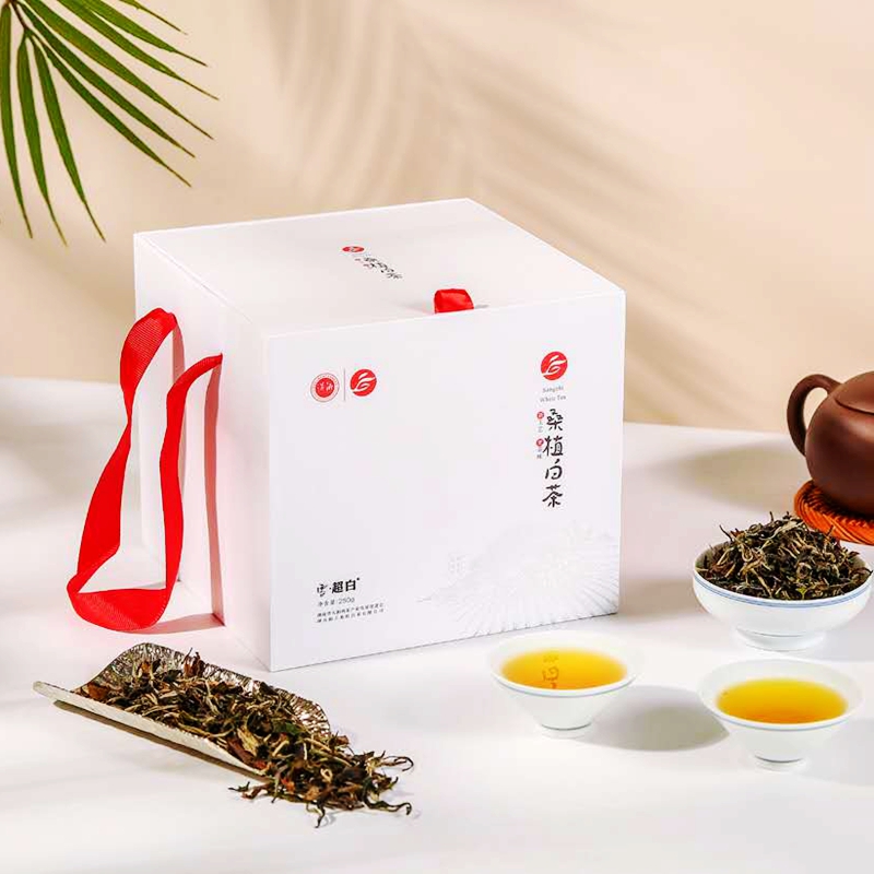 湖南特产 桑植白茶 雪超白 散叶250g礼盒装 散装茶叶 礼品茶叶