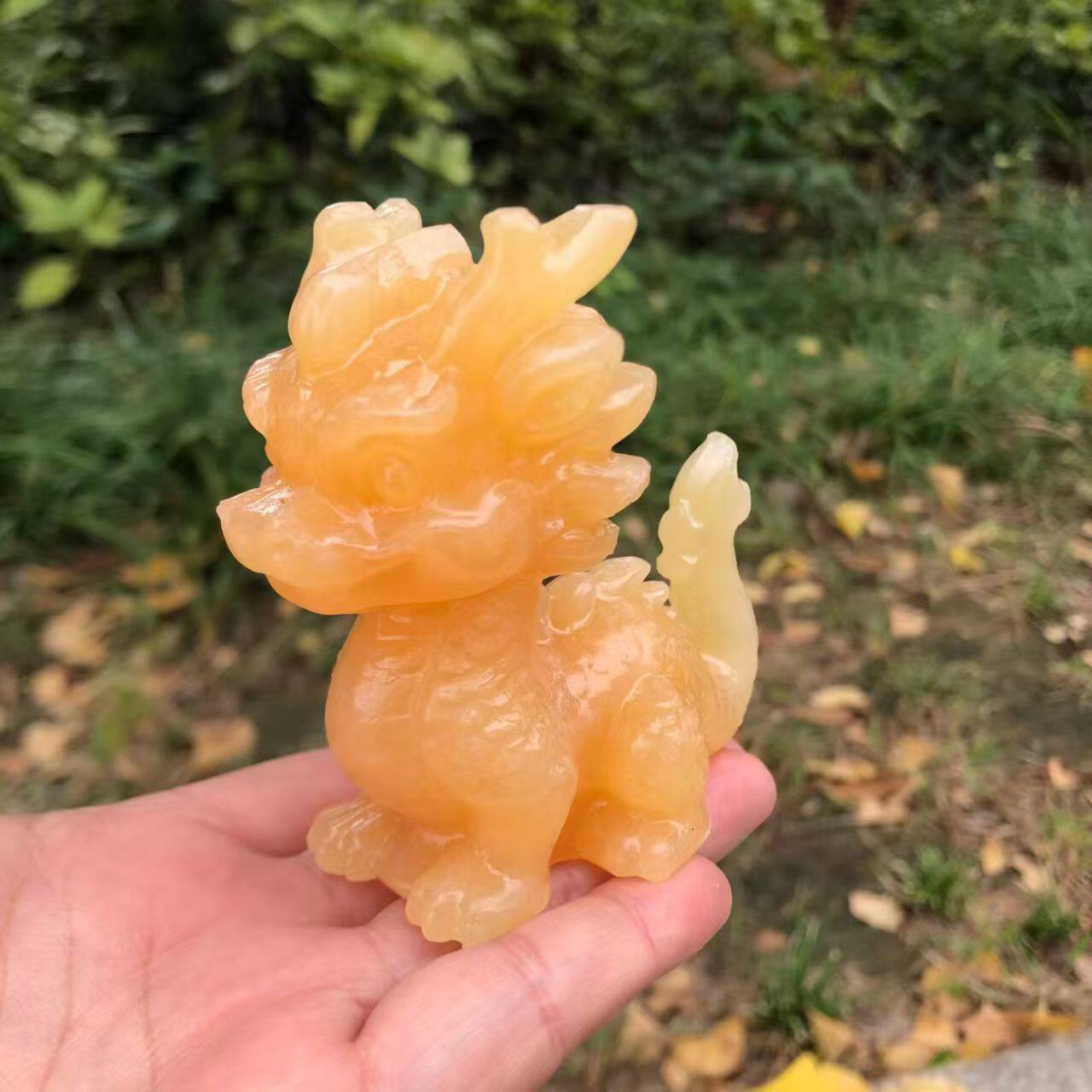 天然麒麟摆件客厅玄关办公室桌面装饰品乔迁开业礼品天然水晶灵性