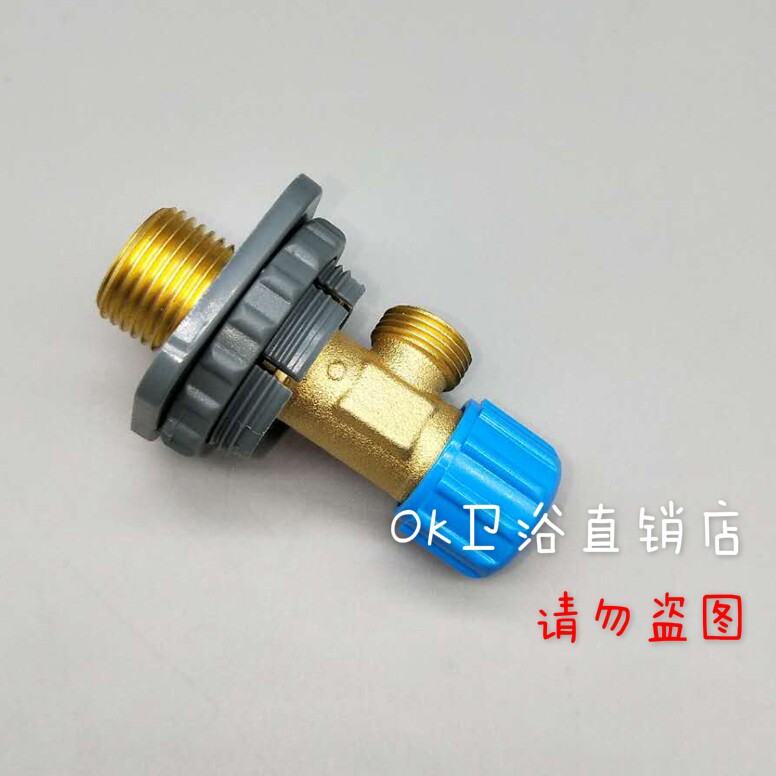 TOTO入墙隐藏式水箱配件挂墙挂壁墙排马桶进水阀门开关三角阀角阀