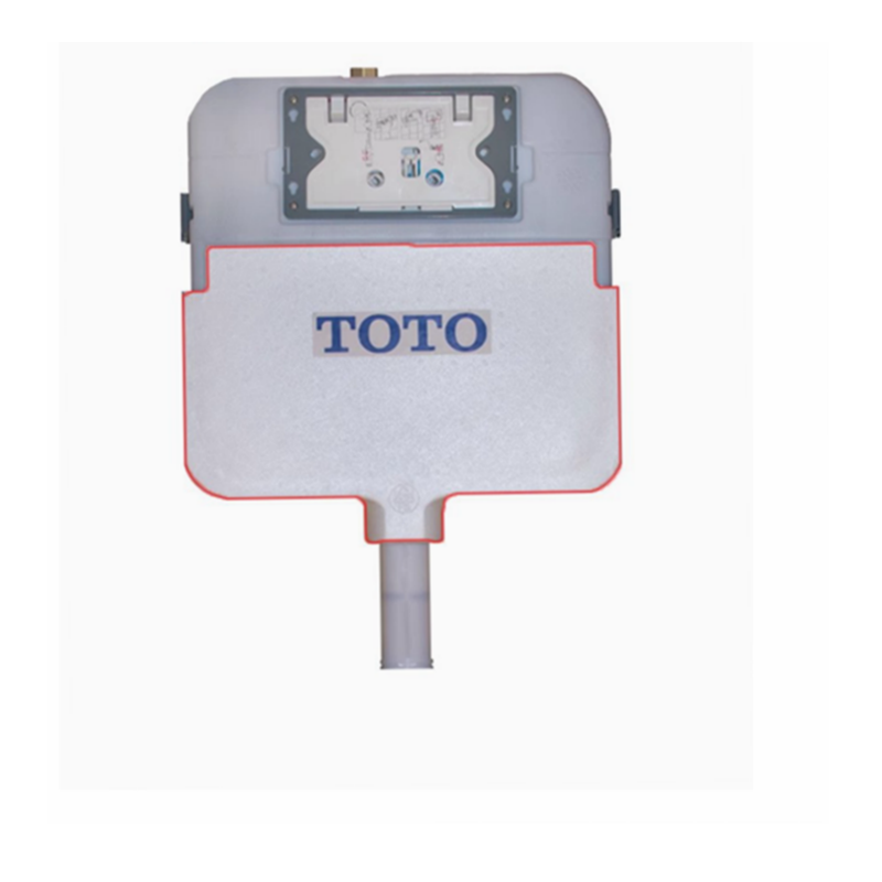TOTO蹲便器水箱WH172BNF-763B暗装嵌入隐藏式蹲坑入墙蹲厕冲水箱