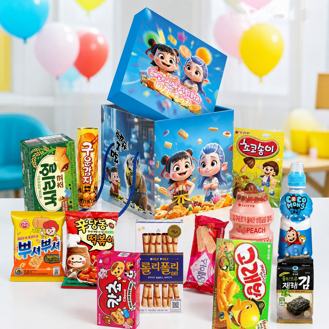 韩国进口零食大礼包送小朋友儿童节伴手礼送礼网红休闲食品礼盒