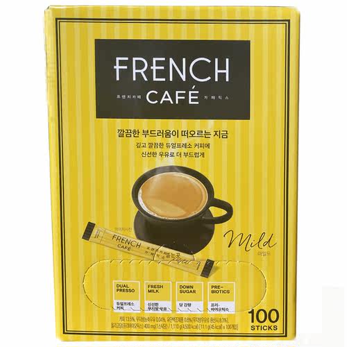 韩国进口南洋南阳富然池脱脂咖啡