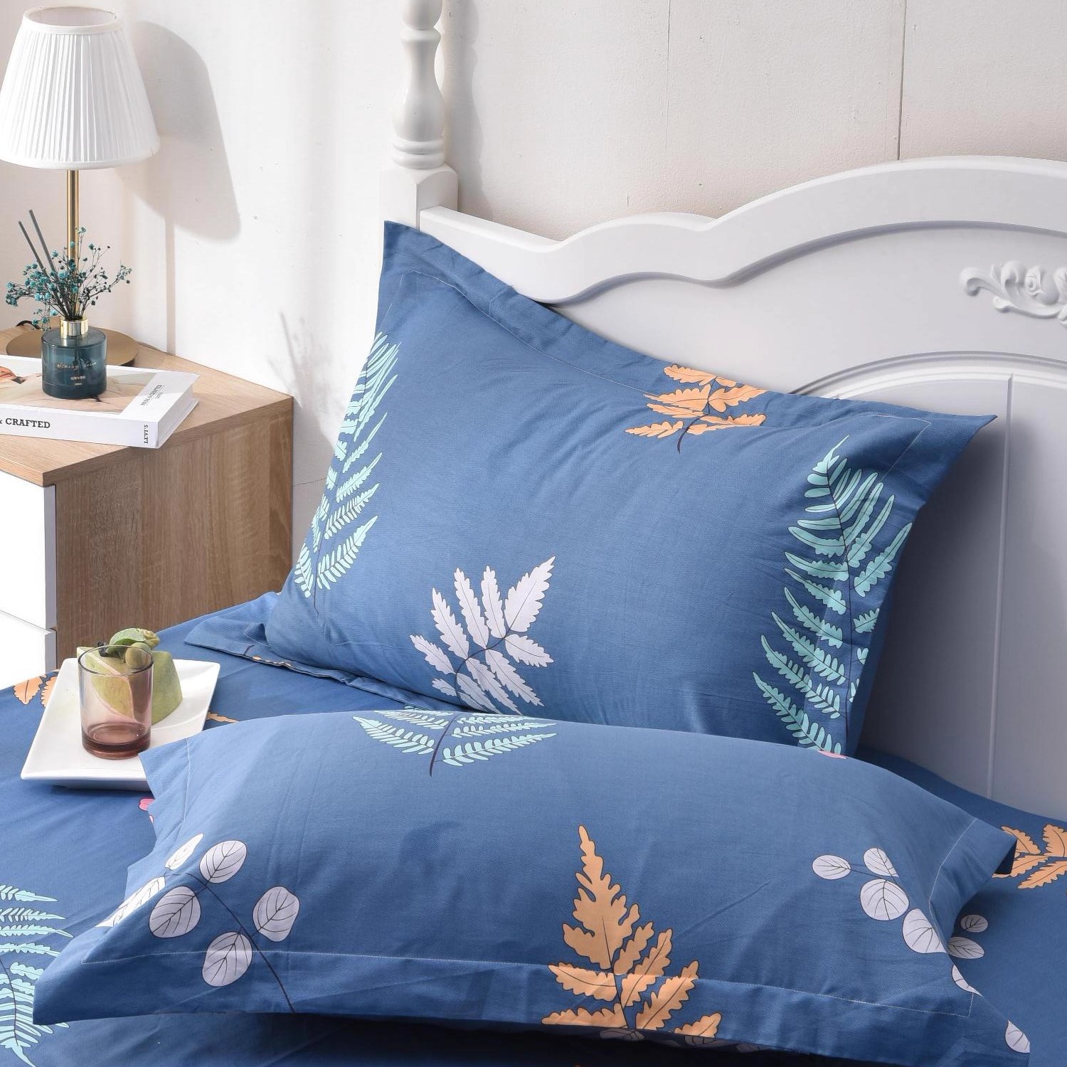 纯棉枕套一对装全棉枕头套