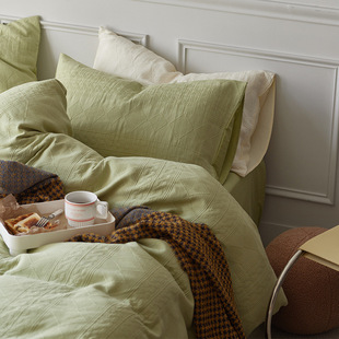 南通文汇萱纺织品有限公司A类新疆长绒棉三层纱四件套夏季全棉100