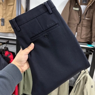 【H家】专柜余单！秋冬商务百搭直柔软筒休闲裤男中腰弹力3U254A