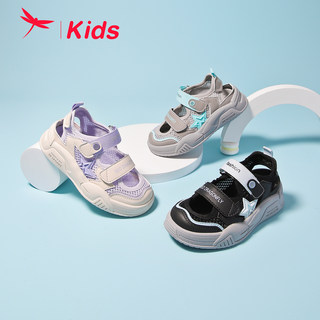 红蜻蜓男女童鞋夏季新款包头运动沙滩凉鞋中大童校园跑步鞋