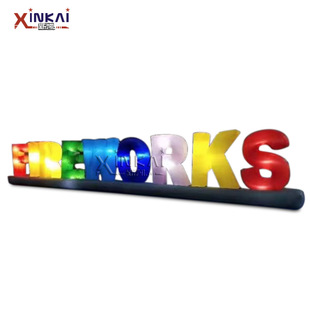 充气灯光字母气模 firework英文充气模型 酒吧装 饰字母LED灯光