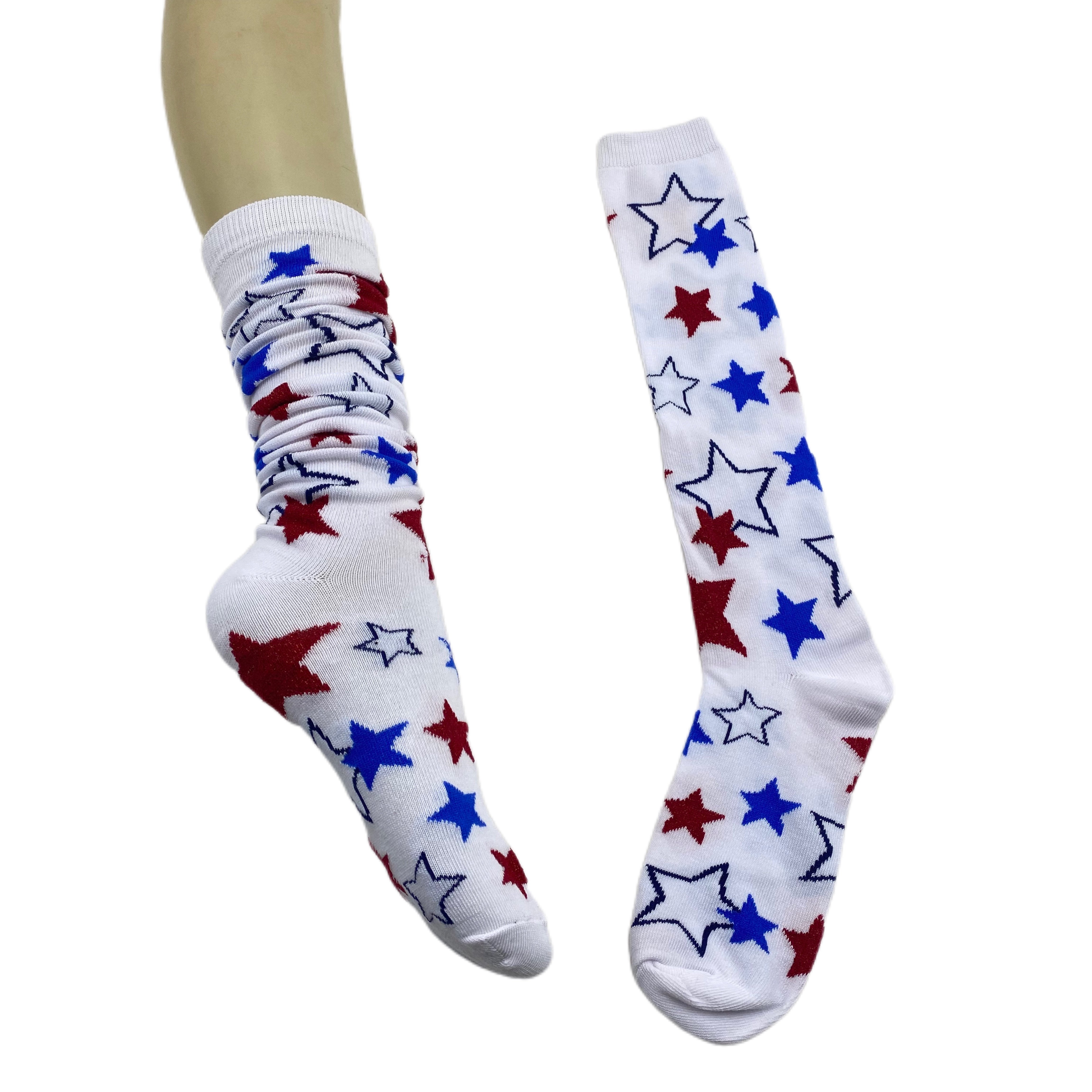 长筒及膝女袜五角星韩版日系闪丝个性堆堆美腿创意百搭潮流,女士内衣/男士内衣/家居服,长筒袜,淘宝优惠券,粉丝福利购,淘宝优惠卷