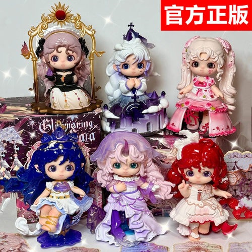 正版黑玩heyone荞荞璃光夜宴系列盲盒手办可爱桌面摆件女生礼物