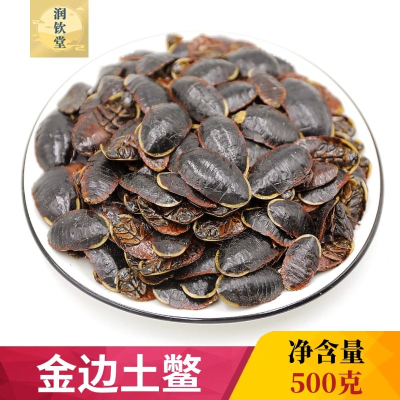 金边土鳖虫中药材金边土元500g克精选双边土鳖虫地乌龟土别虫土必