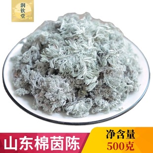 山东绵茵陈中药材500g无硫白蒿绵茵陈草茵陈蒿干货茵陈茶泡茶茵陈