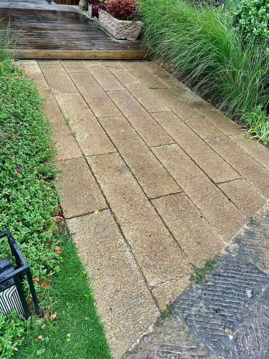 花岗岩老石板铺路仿古石板园林地砖做旧石板庭院台阶石防滑石板