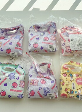 现货 日本正版swimmer子母袋可爱小熊猫猫收纳便携环保购物袋 ·