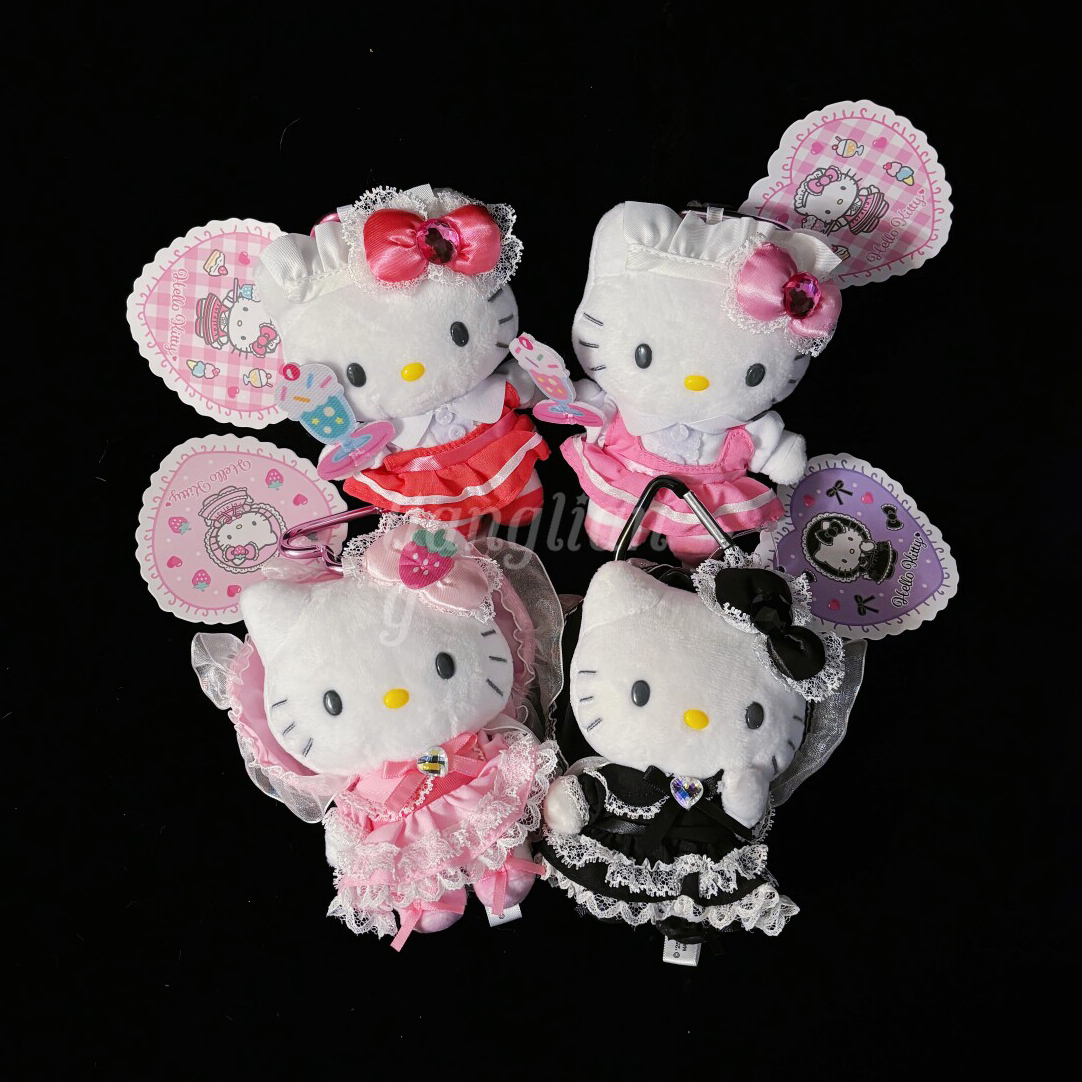 国内现货 7月日本sanrio三丽鸥nic联名女仆萝莉kitty挂件洛丽塔淡