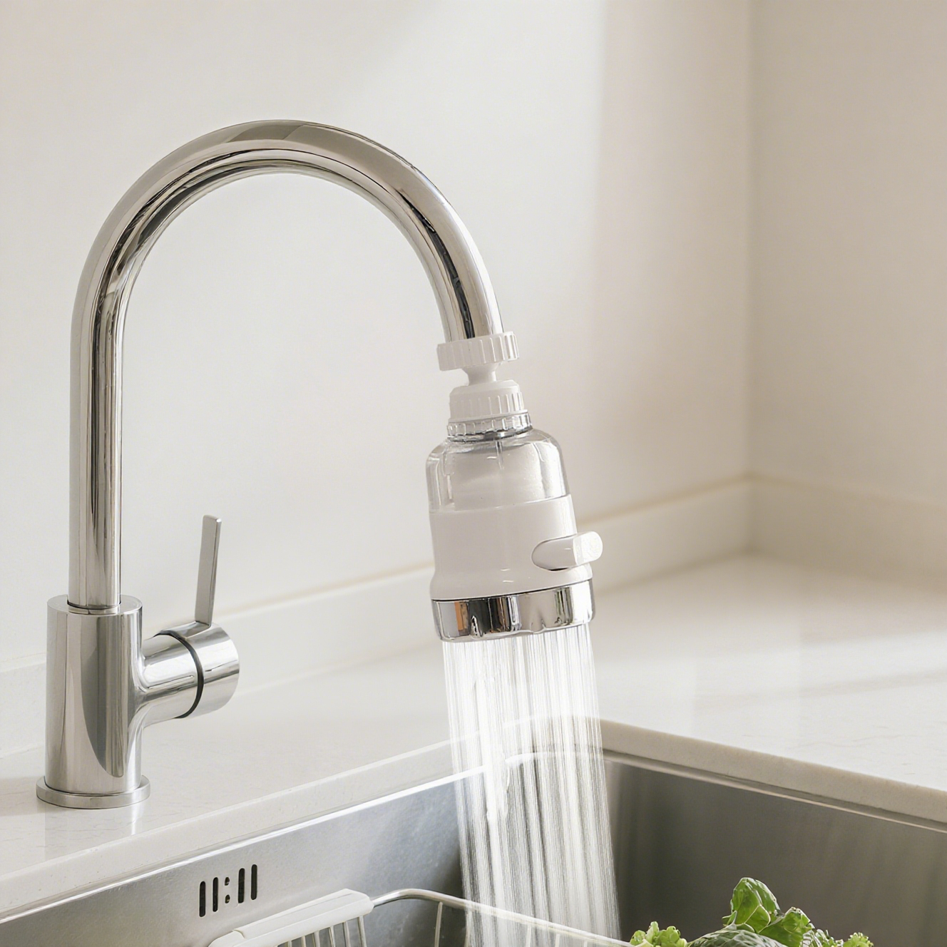 厨房水龙头过滤器家用防溅万能延伸滤水器卫生间自来水净水器神器,厨房/烹饪用具,滤水器/净水器,淘宝优惠券,粉丝福利购,淘宝优惠卷