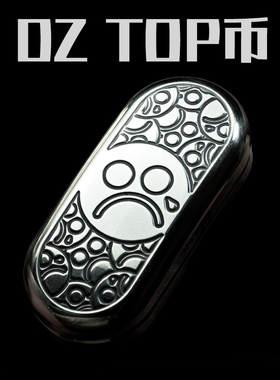 食肉者DZ TOP币topb空推牌机械啪啪币随身把玩解减压玩具金属 EDC