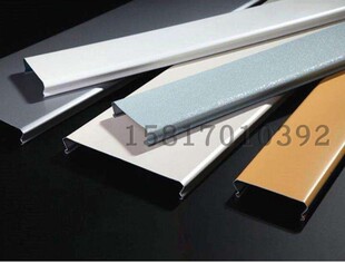 加油站防风扣板 木纹铝条扣 G型防风  R型条 铝合金长条天花推荐