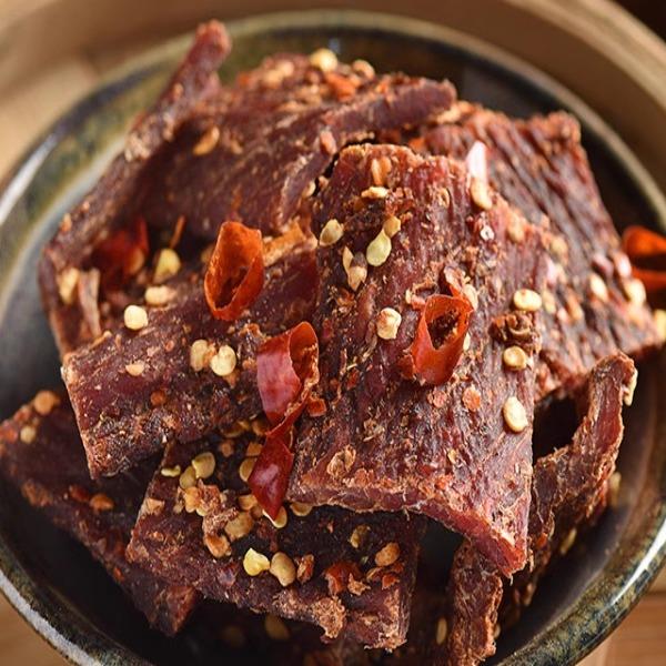 色翔风手超撕风华干肉川特肉干辣味青椒麻牛肉干小吃四袋干