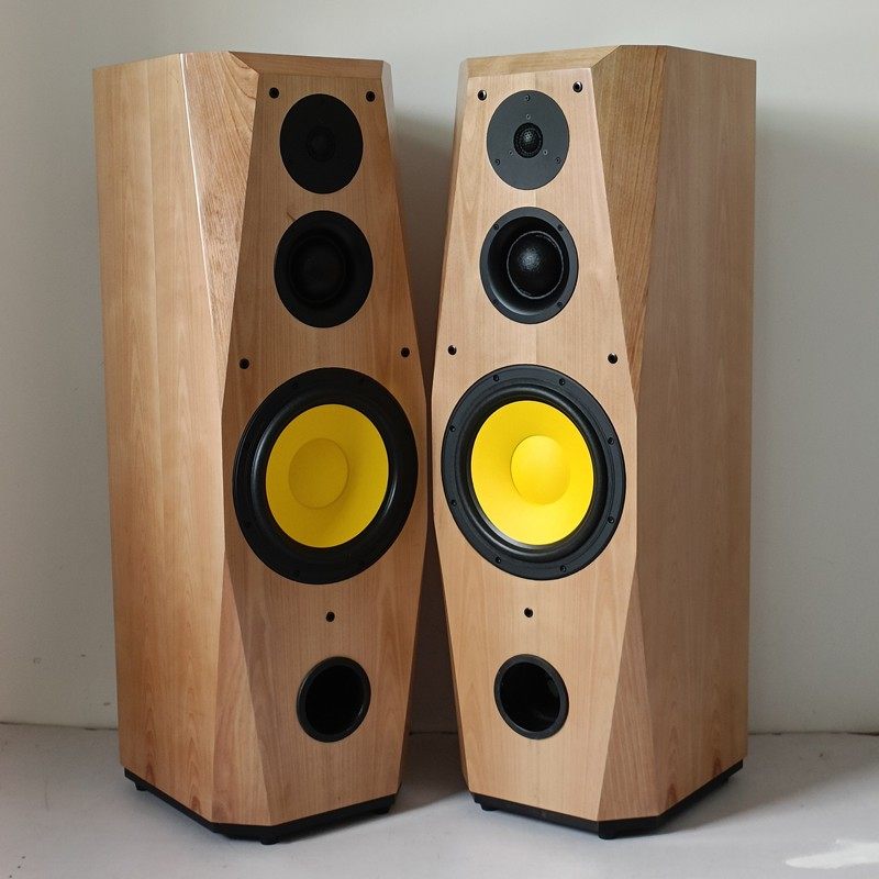 DIY惠威Q4B+DM-7600+D10G+DN-DC2.5MKIII发烧10寸落地前置音箱