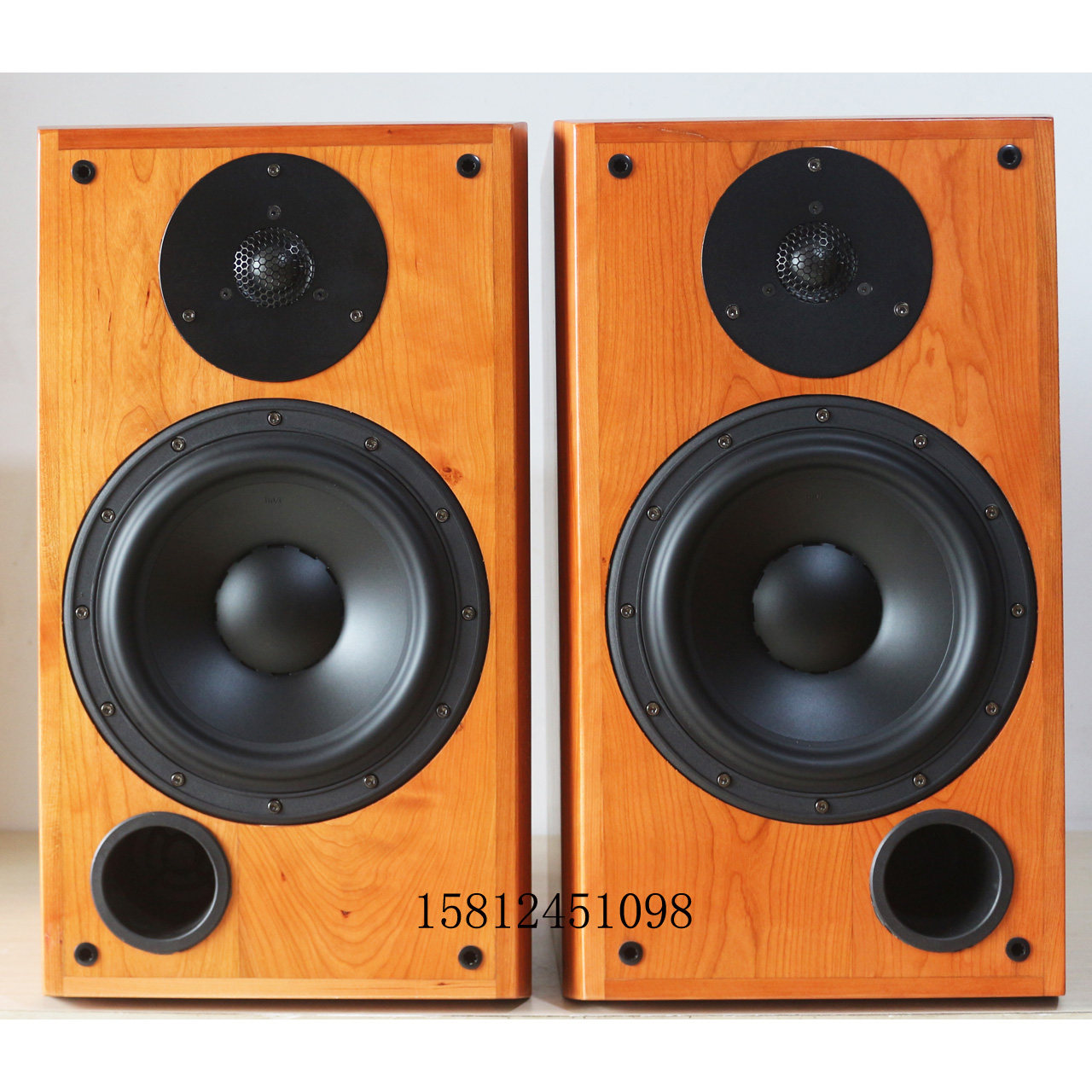 新款惠威Q4B/D8.8MKII二分频器8寸樱桃实木高保真书架HiFi音箱/对