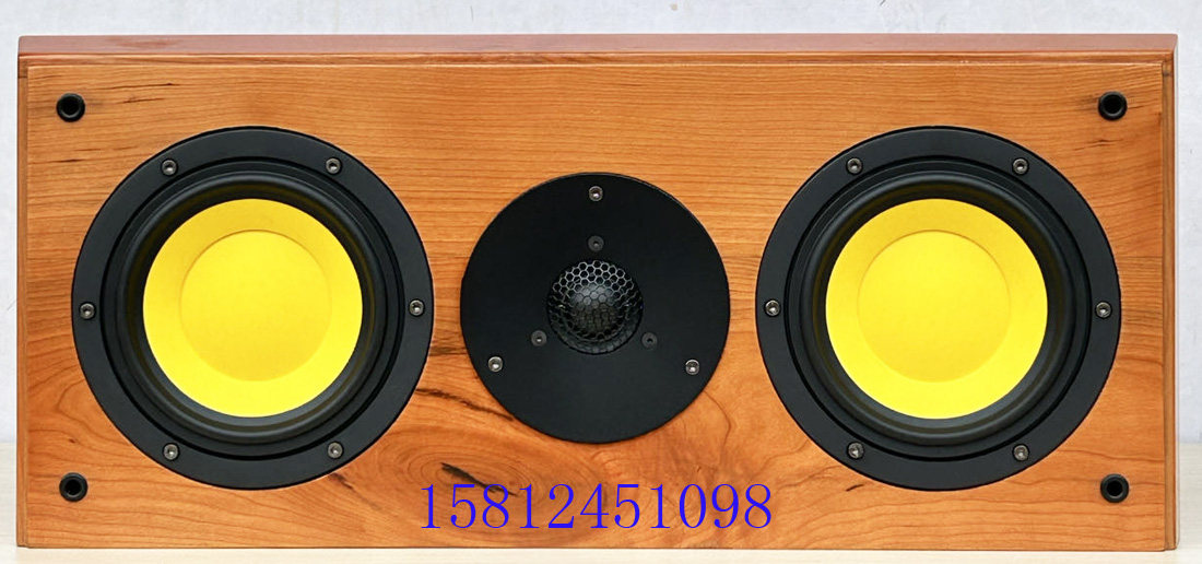 惠威D 6 G +惠威Q 4 B樱桃实木6.5寸DIY中置音箱