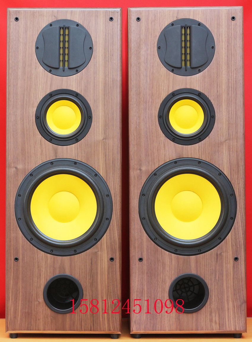 惠威D10G/惠威D6G/惠威RT2C-A/黑胡桃木皮10寸三分频diy音箱/对