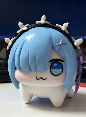 doro蕾姆 RE:0拉姆手办Q版桃乐丝玩具摆件公仔桌搭生日礼物