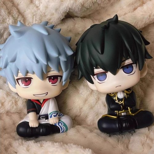 银魂手办坂田银时土方十四郎Look Up潮玩公仔q版动漫模型摆件礼物