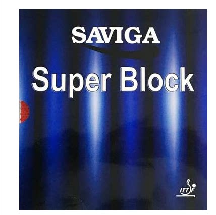 航天乒乓大维 塞维卡SAVIGA牛博士Super Block超级防守长胶单胶皮