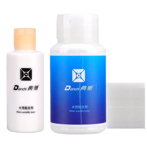 淘宝总北京航天典驰乒乓球水溶性无机胶水粘合剂打底130ML